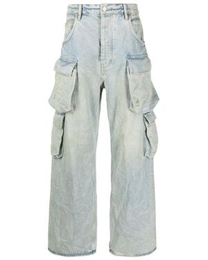 Purple Brand Relaxed Double Cargo P018 Bgli124" - Black