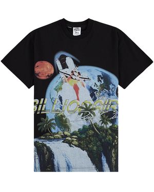BBCICECREAM Waterfalls Graphic T-Shirt 861 2311 Blk" - Black