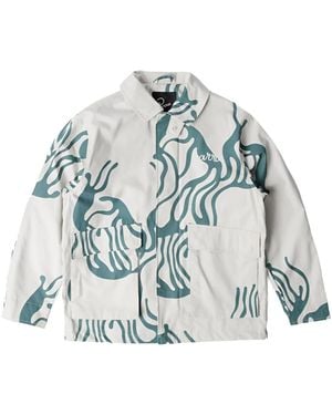 by Parra Half Blob Jacket 53245 Gry" - Black