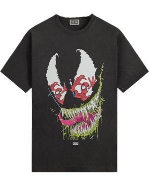 Kith Marvel Venom Vintage T-Shirt Khm034325 001" - Black
