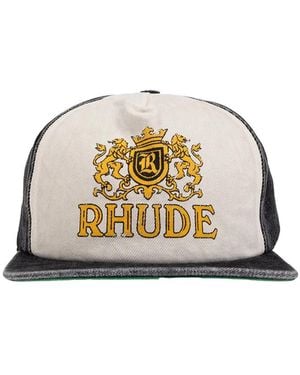 Rhude Structu Hat 3 Rhss24Ha11012273 Blk" - Black
