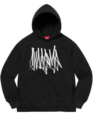 Supreme Tag Hooded Sweatshirt "Fw22 - Black