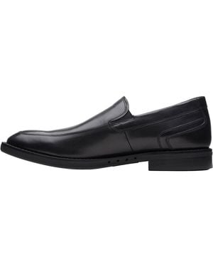 Clarks Un Hugh Step Leather - Black