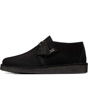 Clarks Desert Trek Suede" 26165566" - Black