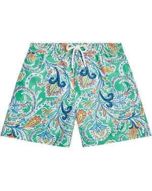 Polo Ralph Lauren Traveller Swim Trunk "Paisley Print" 710936413001" - Green