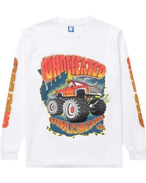 Undefeated Burn Rubber L/S T-Shirt Ysb6Sg3B" - Black