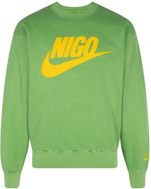 Nike Nigo Nrg Fleece Crew Sweatshirt Fv5941 310" - Green