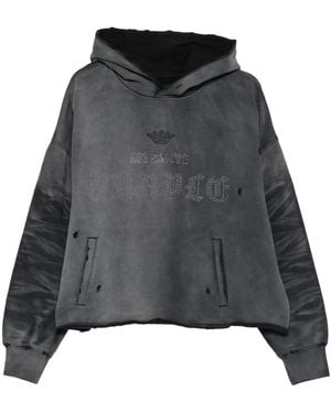Purple Brand Heavyweight Fleece Hoodie M4104 Hfbz126" - Black