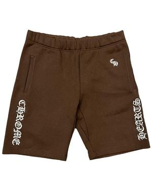 Chrome Hearts Slo Ride Sweatshorts Chrm0225" - Black