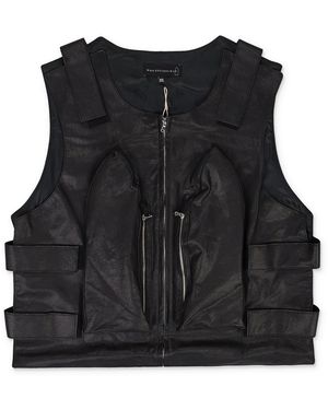 Who Decides War Bullet Point Vest 1131060002Ss24" - Black