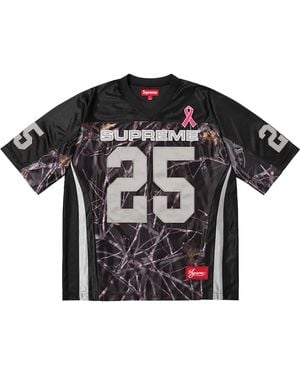 Supreme Breast Cancer Awareness Football Jersey "Fw25 - Black