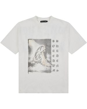 Boredom Kills Washed Up T-Shirt Bk038" - Black
