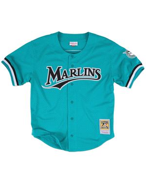 Mitchell & Ness Mlb Andre Dawson Authentic Batting Practice Jersey "1995 Miami Marlins - Blue