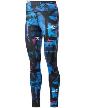 Reebok Workout Ready Myt Aop Tight Ft2681" - Black