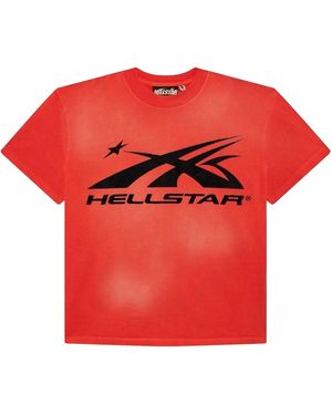 HELLSTAR Sports Logo T-Shirt Hsr249" - Red