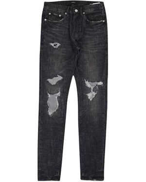 Purple Brand Distress Jeans Wash" P001 Gdi" - Black