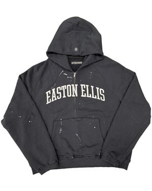 Bottega Desires Easton Ellis Half Zip Hoodie Bd060" - Black
