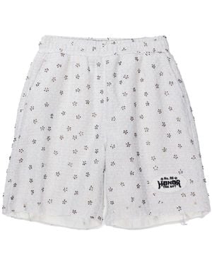 Honor The Gift Beaded Short "Bone" Htg250320" - Black