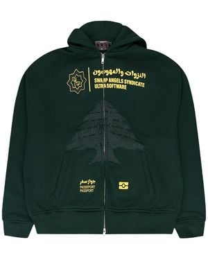 Murd333r.fm Ultra Software Hoodie Mdr-Mhds-0026" - Green