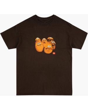 Travis Scott Squad T-shirt Iii "brown" - Black