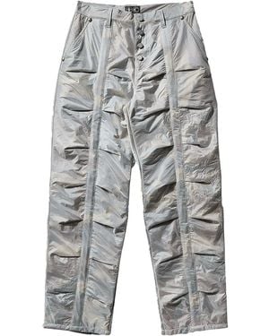 THUG CLUB Clouded Line Gob Trousers "Multi Tc25Pt0303" - Black
