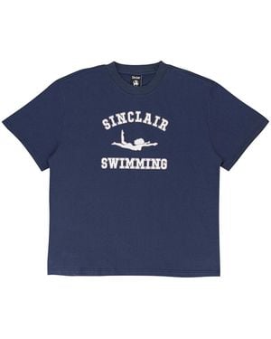 Sinclair Swimming T-Shirt Swimming" - Blue