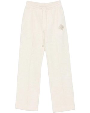 CASABLANCA Cashmere Terry Trousers "Off" Aw25 Jtr 311 01" - Black