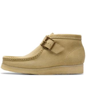 Clarks Walla Boot Buckle "Maple Suede" 26180292" - Black