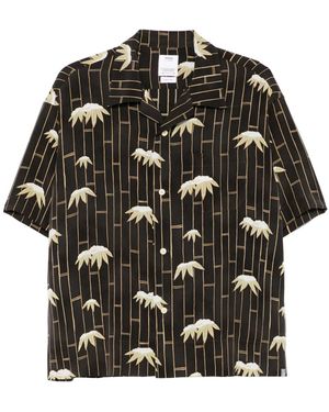Visvim Copa Shirt S/S Bamboo "Chirimen - Black