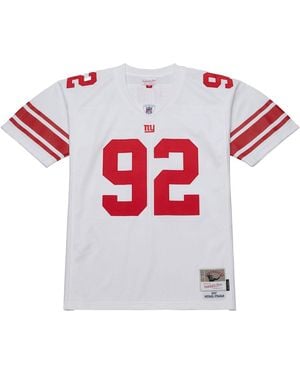 Mitchell & Ness Nfl Jersey Giants 2007 Michael Strahan "Giants" Lgjy6512 Nyg07Mstwhit" - Black