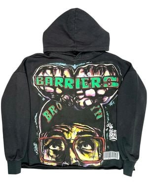 Barriers King Phade X Spike Lee Hoodie Bar04" - Black