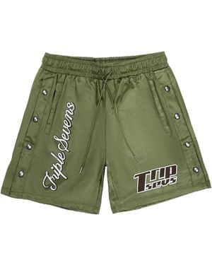 Triple Sevens Nylon Shorts Ts7005" - Green