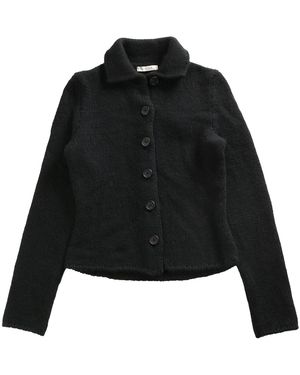The Row Icarus Knit Jacket 8416 Y630 Blk" - Black