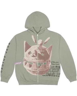 Travis Scott New Sight Zip Up Hoodie Tsuc43" - Black