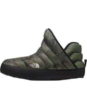 The North Face Thermoball Traction Bootie "Thyme Brushwood Camo Print-Tnf" Nf0A3Mkh28F" - Black
