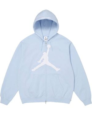 Supreme Jordan Zip Up Hooded Sweatshirt "Ss26 - Blue