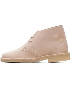 Clarks Desert Boots "Natural Suede" 26165814" - Black