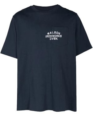 Malbon Golf Vista Ironworks T-Shirt "Blueberry" 10184 Blb"