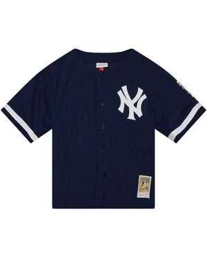 Mitchell & Ness Authentic Derek Jeter New York Yankees 1998 Bp Jersey Abbf5320 Nyy98Djtnavy" - Blue