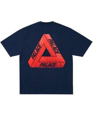 Palace Fukuoka Tri-Ferg T-Shirt P0079" - Blue