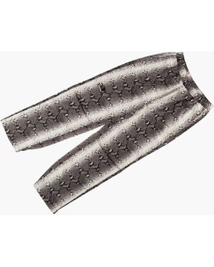 Supreme Tnf Snakeskin Taped Seam Pant "ss 18" - Black