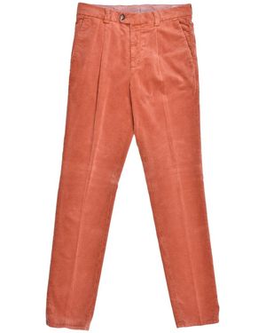 Brunello Cucinelli Relaxed Fit Trousers "Rust" Brun2646" - Black