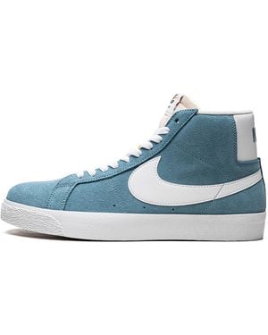 Nike Sb Zoom Blazer Mid "Cerulean" 864349 404" - Blue