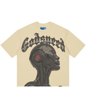 GODSPEED NEW YORK Alexa T-Shirt Ng "Bone" Gs735" - Black