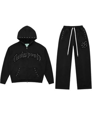 GODSPEED NEW YORK Og Vvs Studded Sweatsuit Gs563" - Black