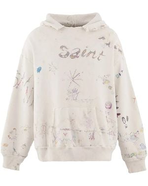 SAINT Mxxxxxx Coco Double Face Hoodie Sm Mk8 0000 C17" - Black
