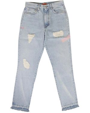 Heron Preston Cotton Slim Denim Trousers Hwya002R196410353127" - Black