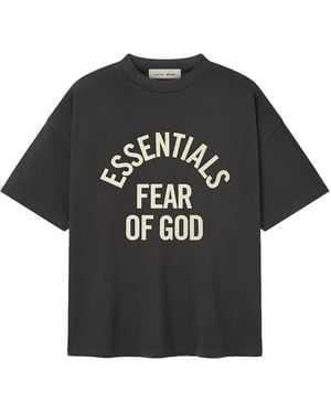 Fear Of God 90S Short Sleeve T-Shirt "Faded" 125Sp262001F" - Black