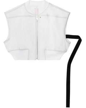 Rick Owens Tatlin Bomber Vest Ds01F4717Dmw51" - Black