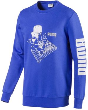 PUMA Super Crewneckneck Sweatshirt "Sound Collection - Blue